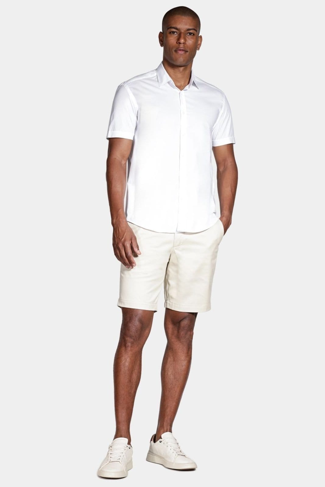 Vista 2 Bermuda Aramis Chino Premium Touch Moovex Amendoa Aramis incolor