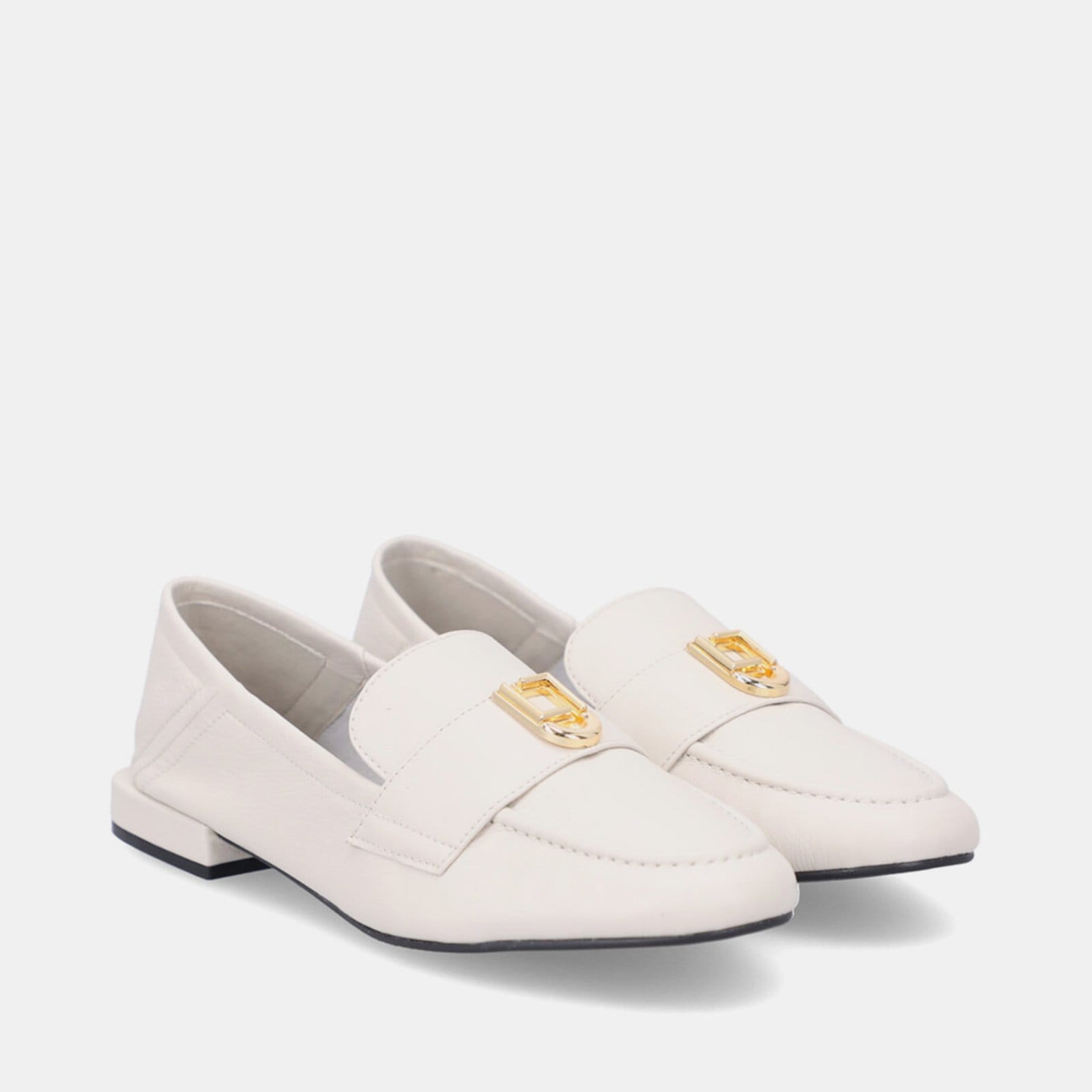 Mocassim Couro Luz da Lua 60340001 Luz Da Lua Off-white - 2