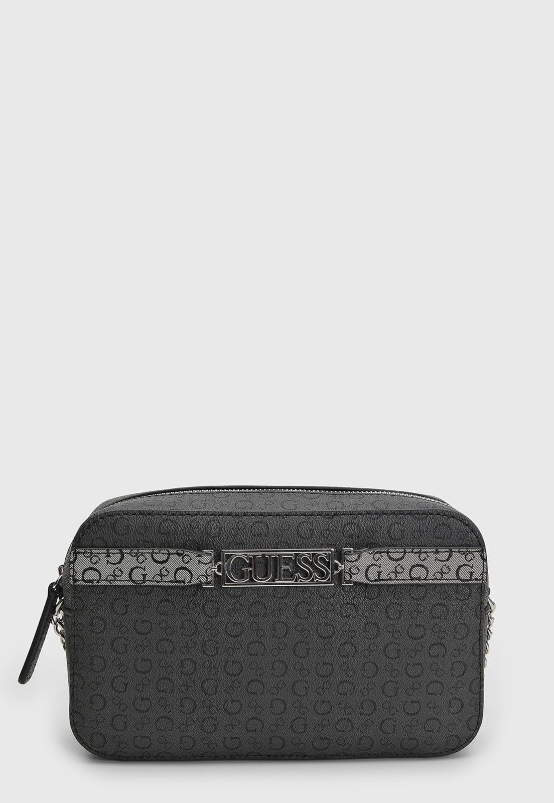 Bolsa Feminina Guess Monograma Alça Corrente