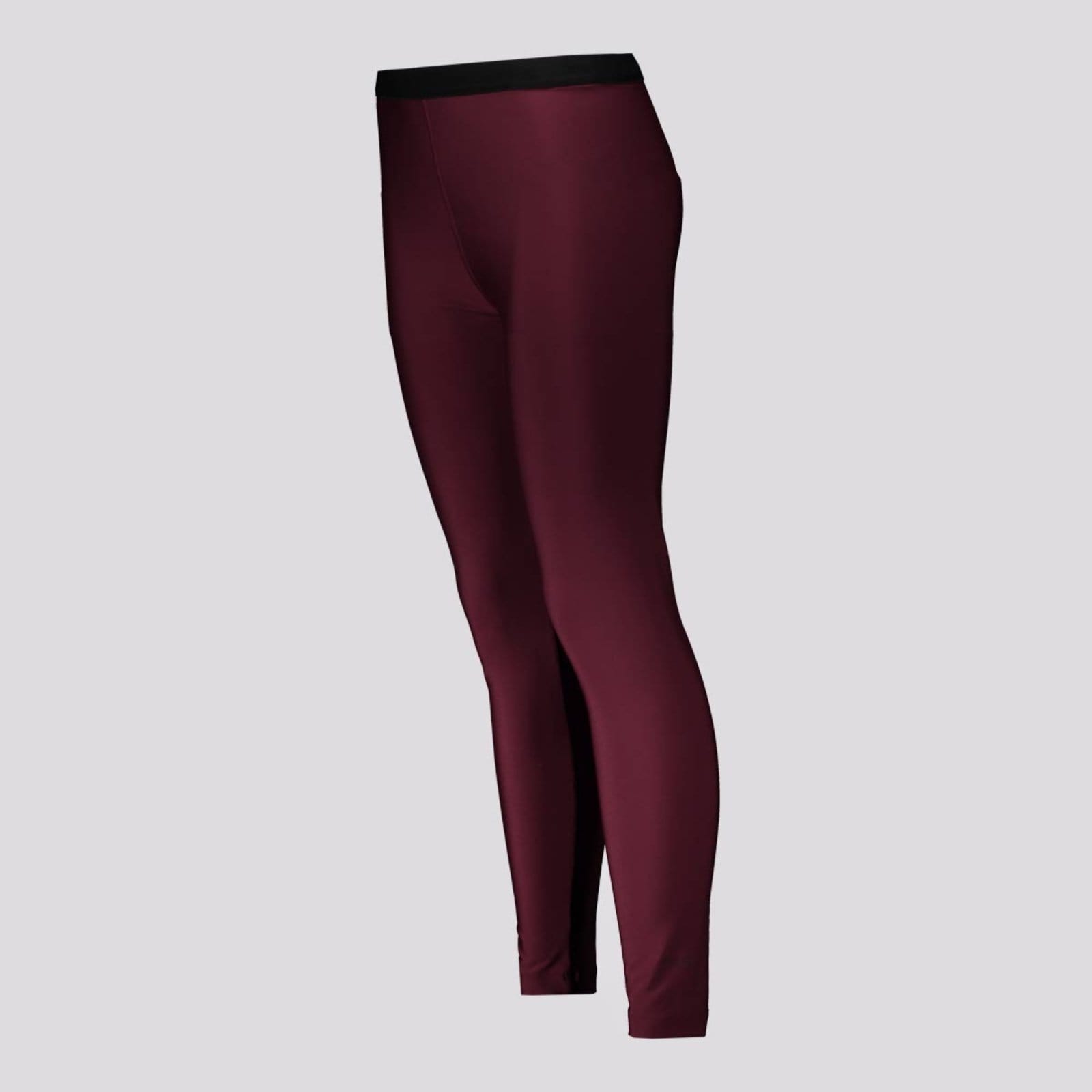 Vista 2 Calça Legging Fila Train Elastic V Feminina Bordô Fila vermelho