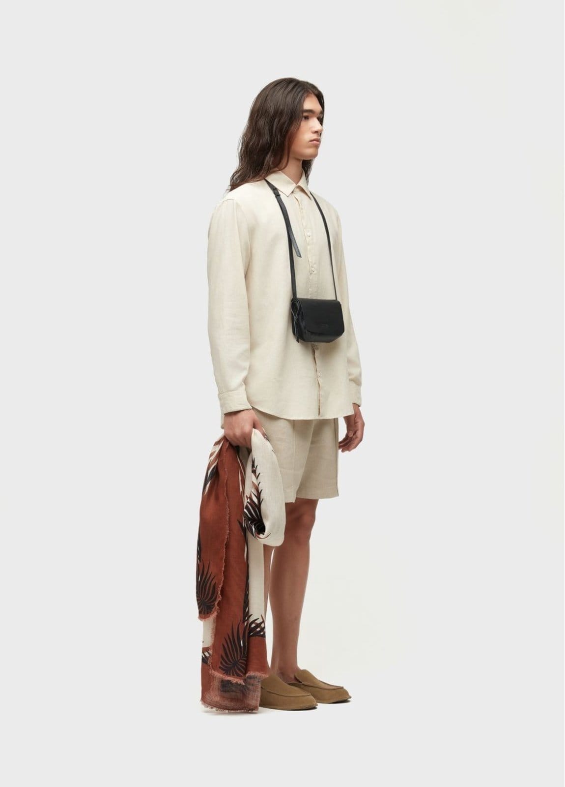 Camisa cotton linen lace - 2