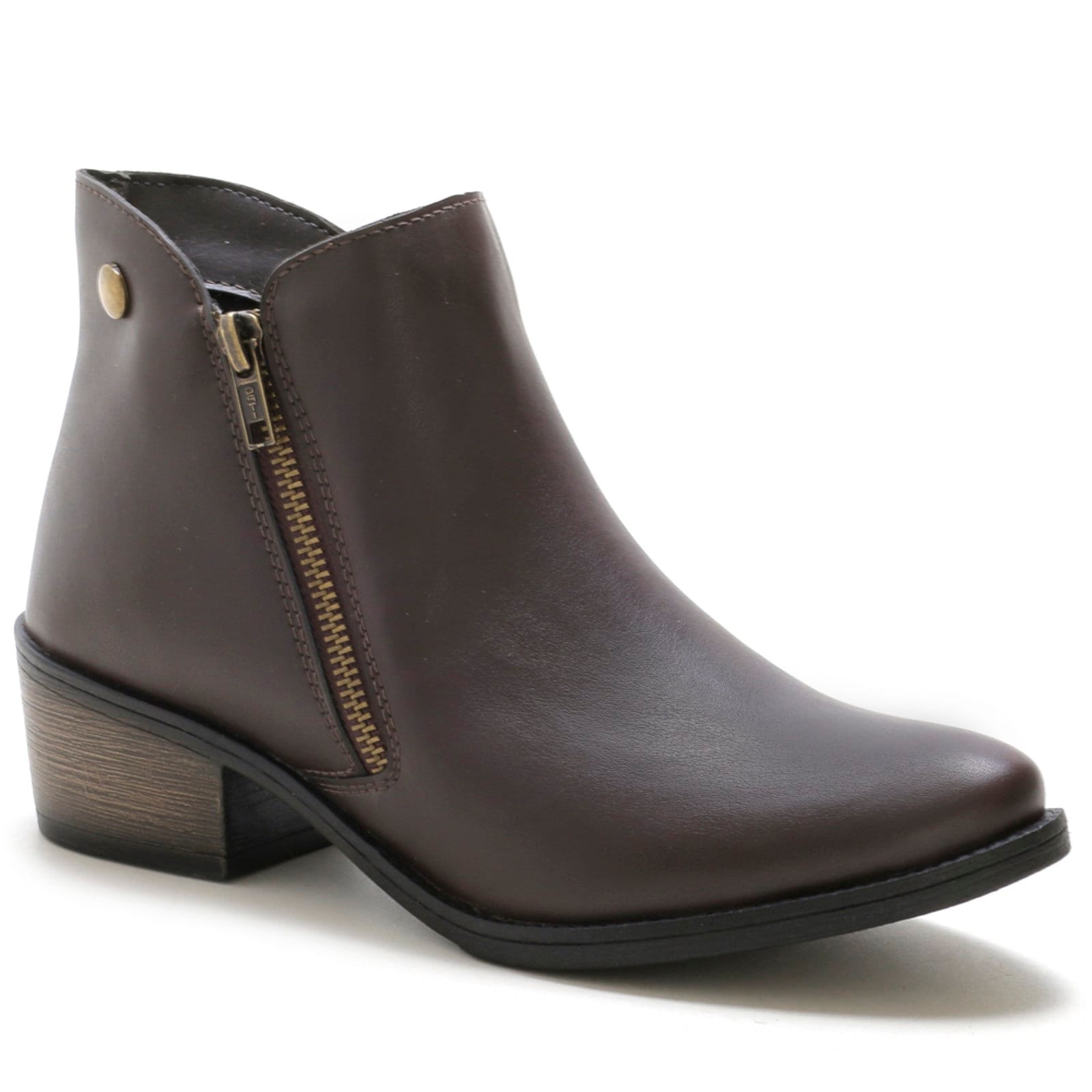 Vista 2 Coturno Feminino Lavini Bota Inverno Cano Curto Lavini Shoes café