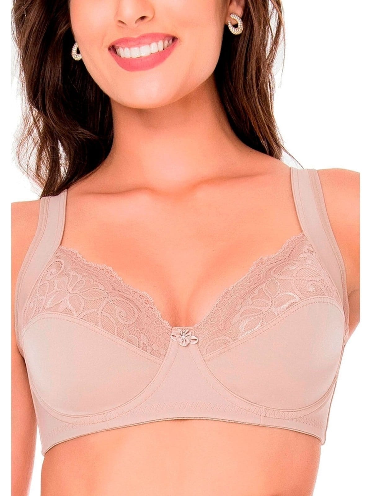 Kit com 3 Sutiãs com Aro e sem Bojo Dilady 123410 - 2