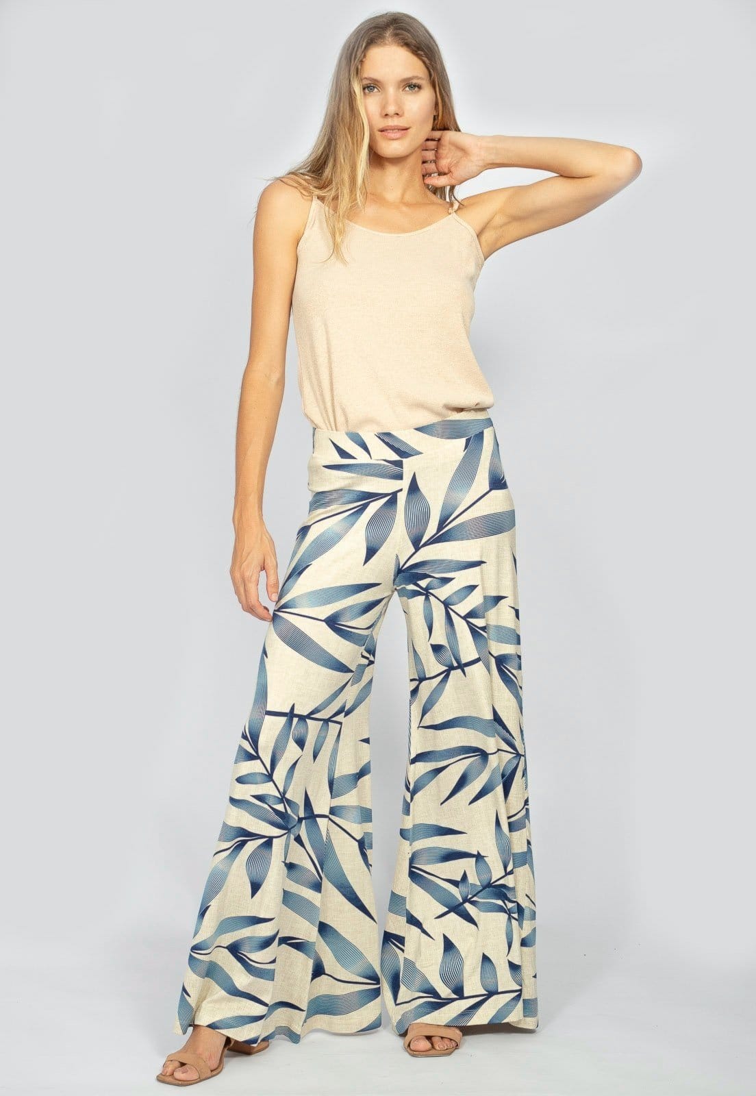 Calça Pantalona Amazonia Vital Malha Granja Bambu