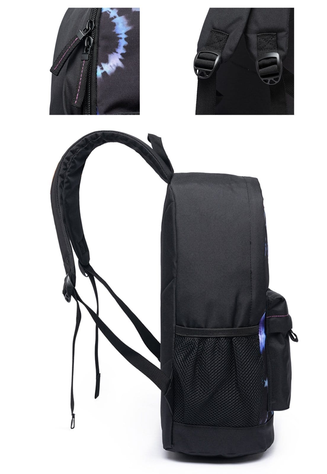 Vista 2 Mochila Ecko Escolar Feminina Estojo Faculdade Trabalho Resistente Ecko preto