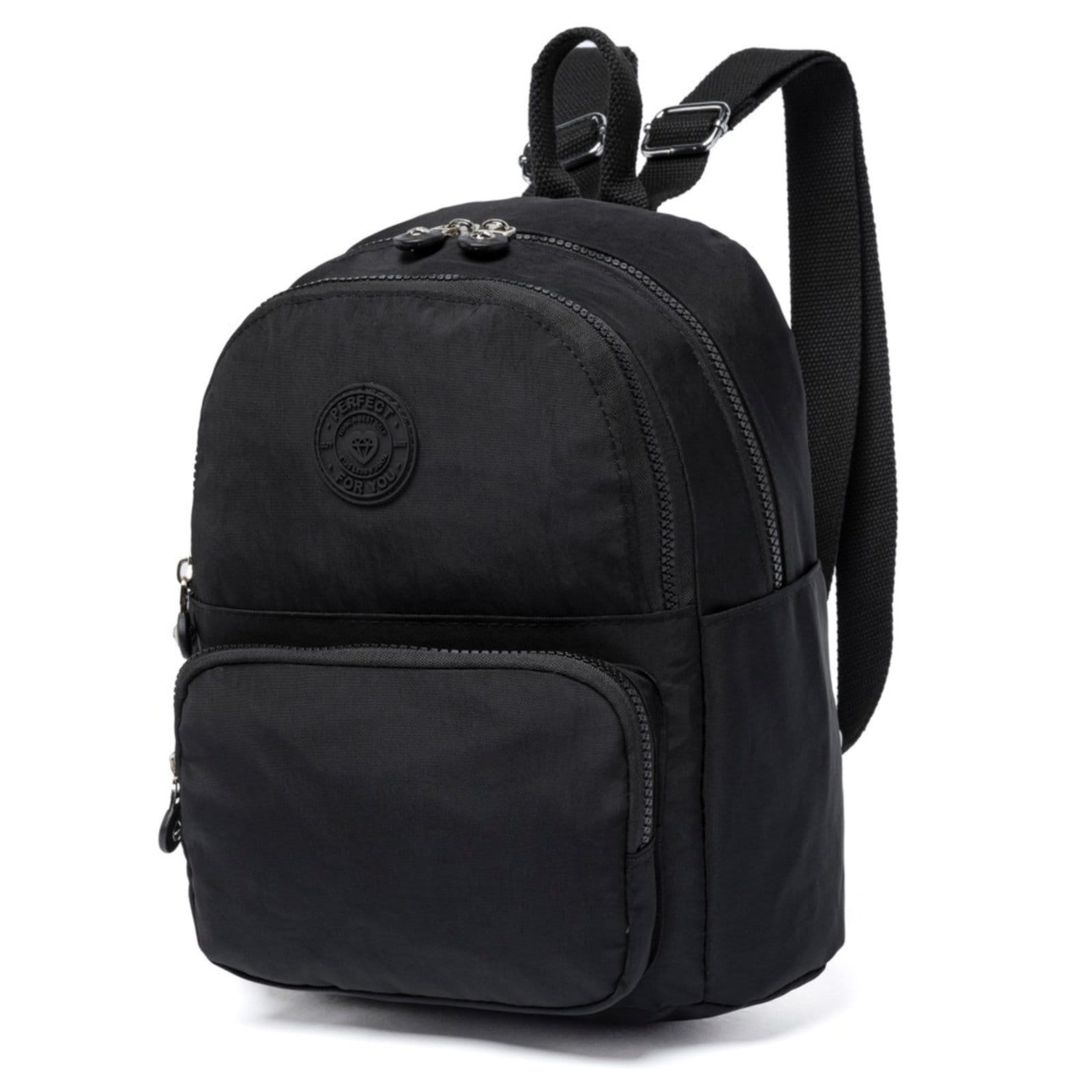Vista 2 Mochila Bolsa Viagem Feminina Casual Trabalho Espaçosa Reforçada Perfect For You preto