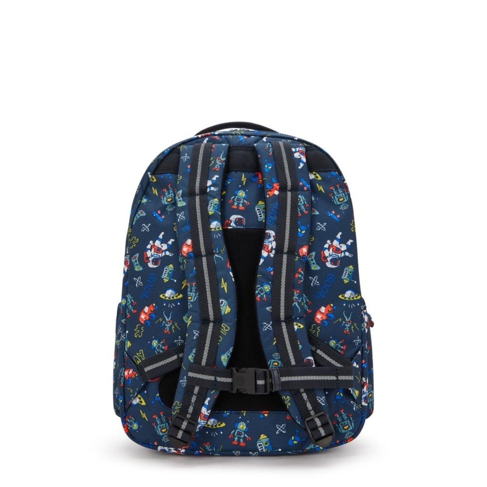 Vista 2 Mochila Kipling Seoul College Extra Space Game Kipling azul marinho