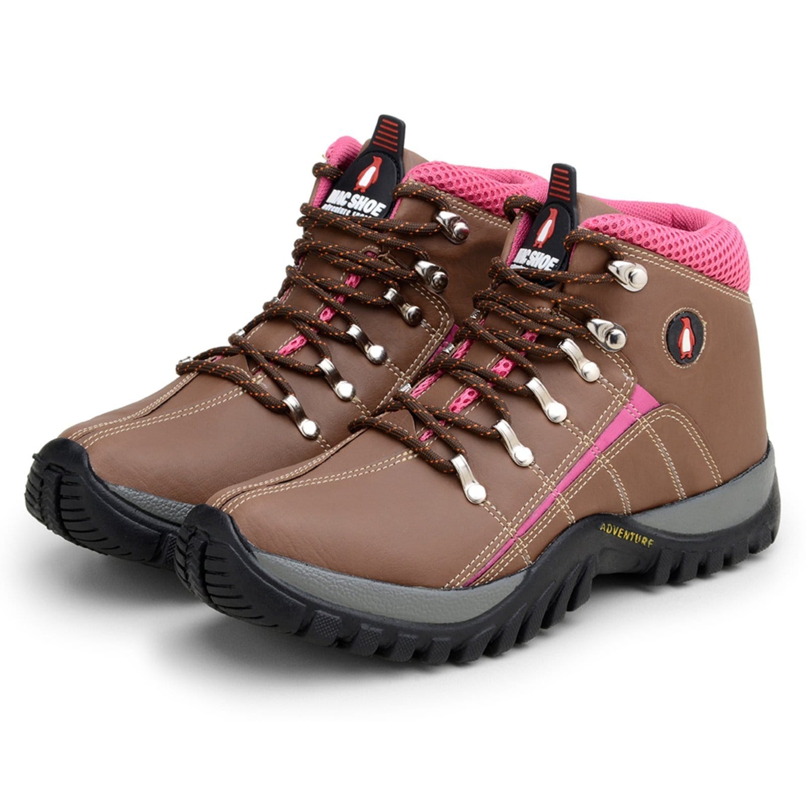 Bota Adventure Yes Basic Feminina para Trilha Trekking Confortável Pink