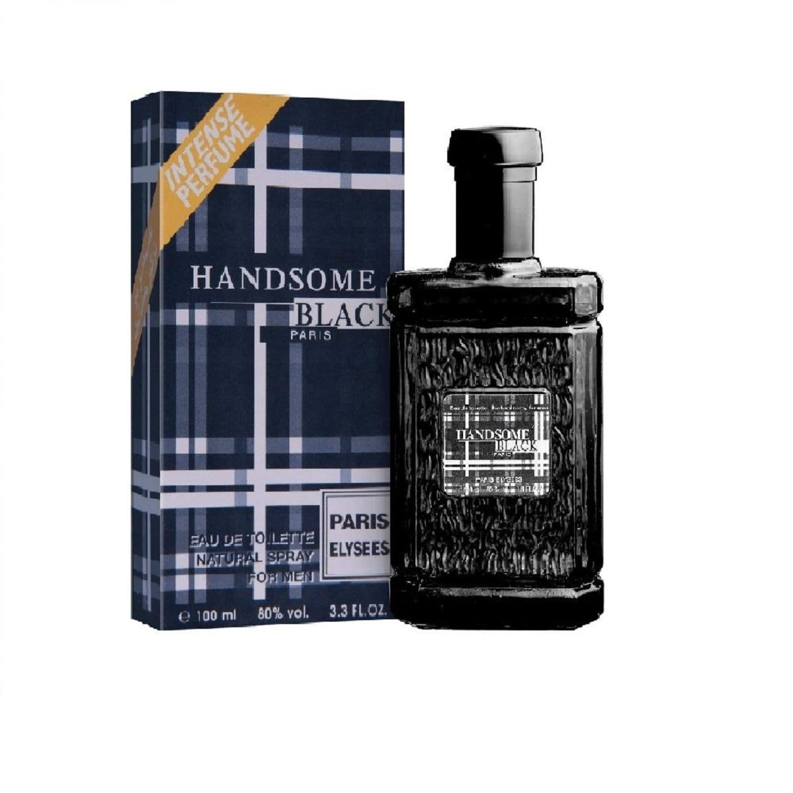 Vista 2 Handsome Black Masculino Eau de Toilette Incolor Paris Elysees incolor black