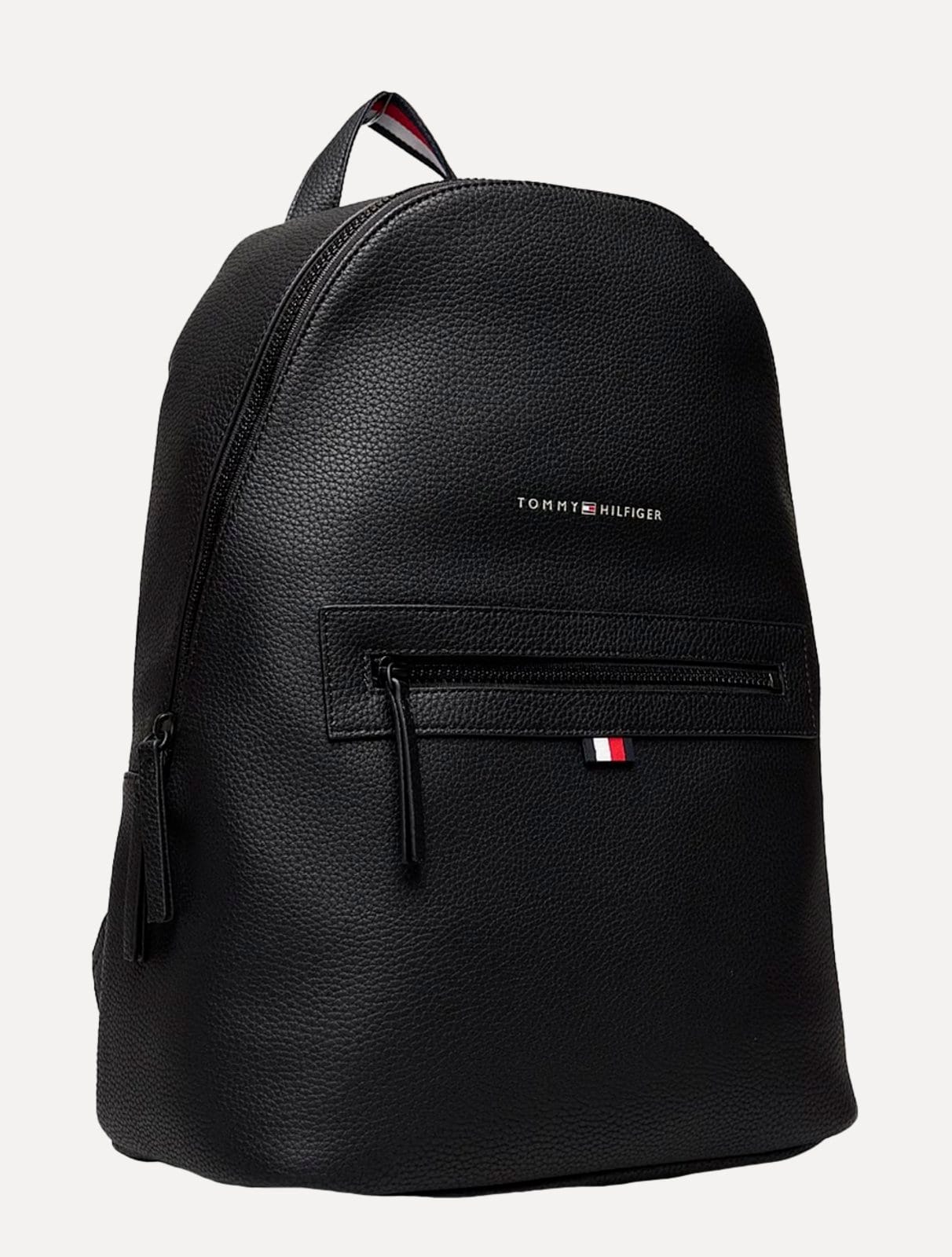 Vista 2 Mochila Tommy Hilfiger Essential PU Backpack Preta Tommy Hilfiger preto