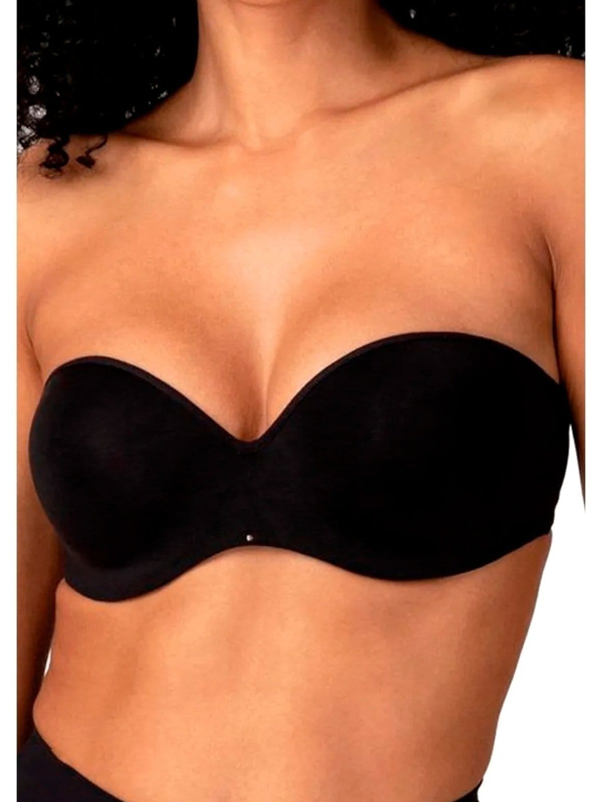 Vista 2 Kit com 3 Sutiãs Bustiê com Aro e Bojo Liz 51803 Taça B Liz bege