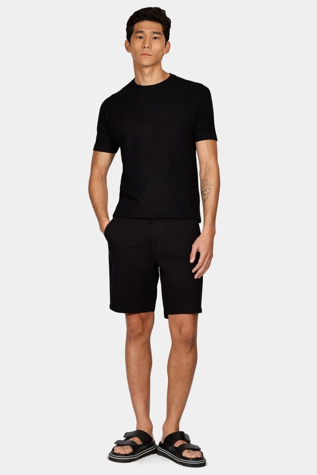 Vista 2 Bermuda Aramis Chino Clássica Sarja Aramis preto