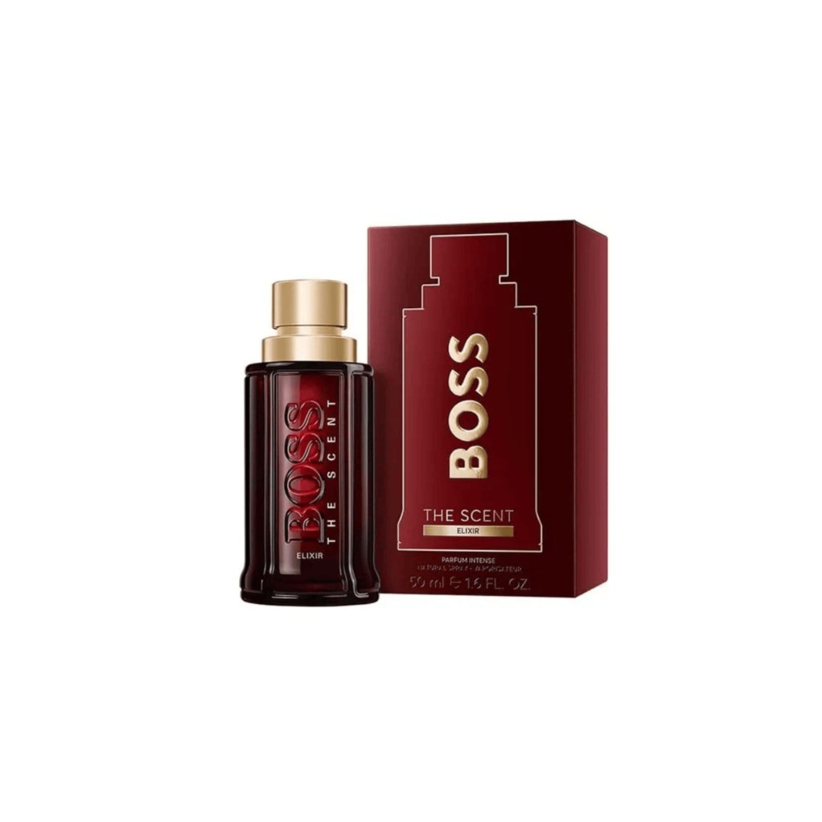 Vista 2 Hugo Boss The Scent Elixir Parfum - Perfume Masculino Hugo Boss bordô