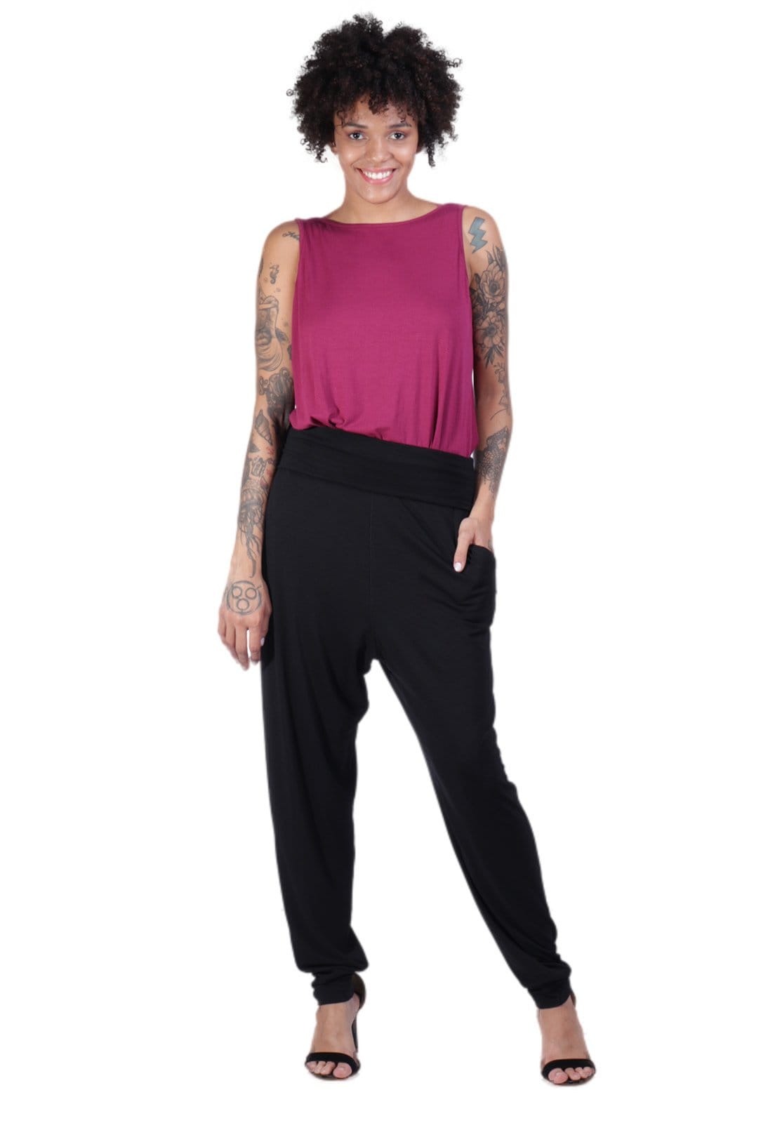 Vista 2 Calça Saruel com Bolso Malha Amazonia Vital Amazonia Vital preto