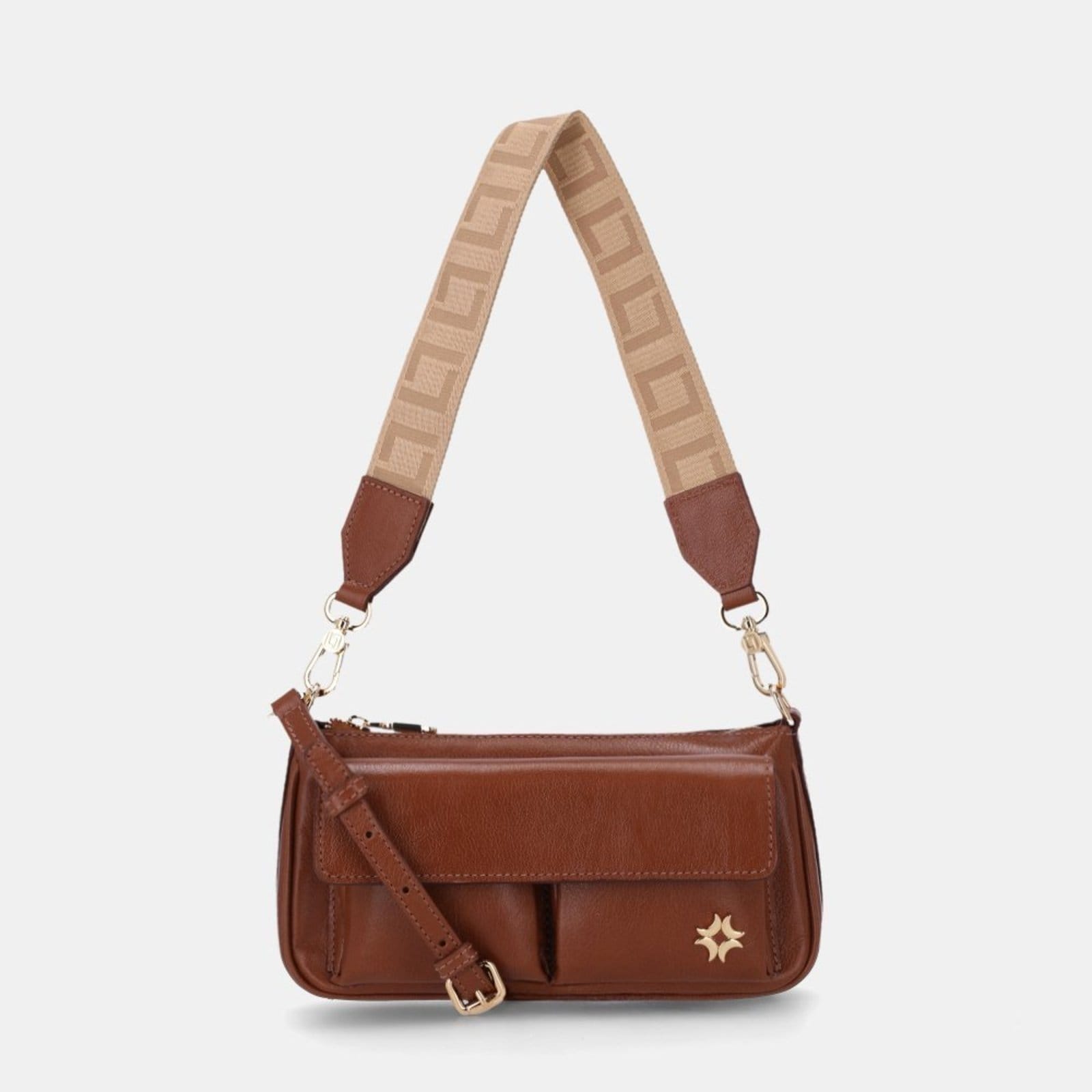 Bolsa Baguete Pequena Monograma Luz da Lua - 2000509 Luz Da Lua