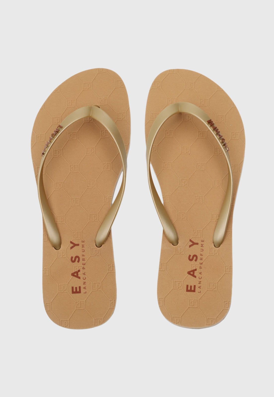 Chinelo Feminino Lança Perfume Tiras Metalizadas