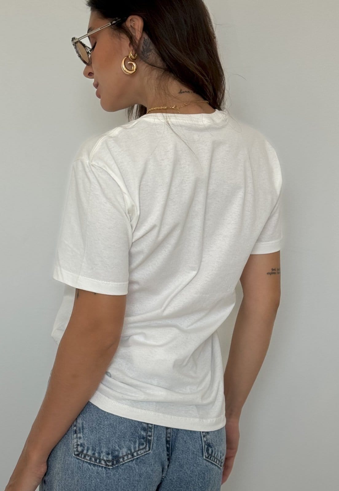 Vista 2 Camiseta Cianitas Off Lisa Cianitas off-white