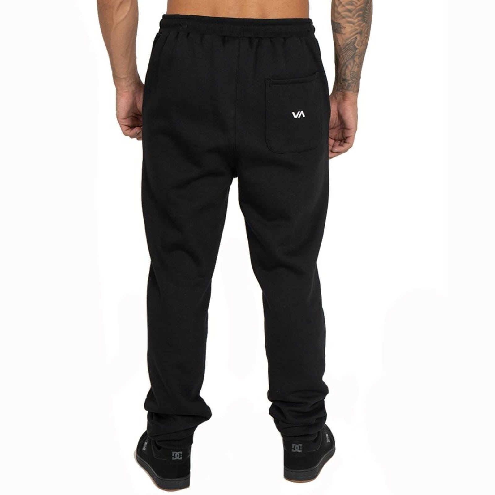 Vista 2 Calça RVCA Moletom Big RVCA 270G Masculina RVCA preto