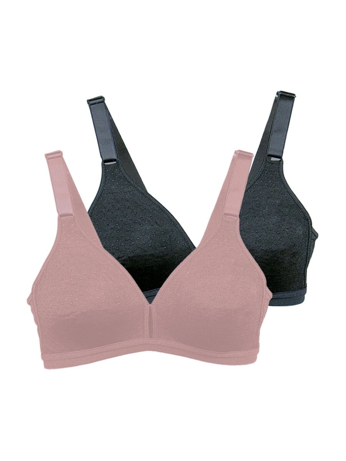 Kit com 2 Sutiãs sem Aro e sem Bojo Olimpo Demillus 61019