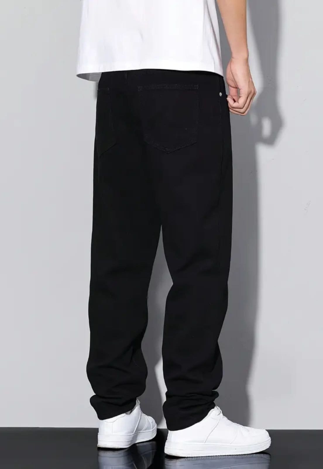 Vista 2 Calça Masculina de Alfaiataria Tex Jeans com Conforto em Algodão Preta TEX JEANS preto