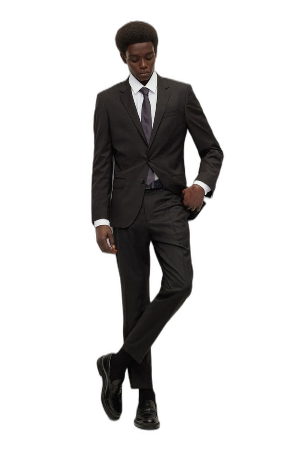 Camisa Slim Fit Em Algodão Estruturado De Alto Desempenho - 2