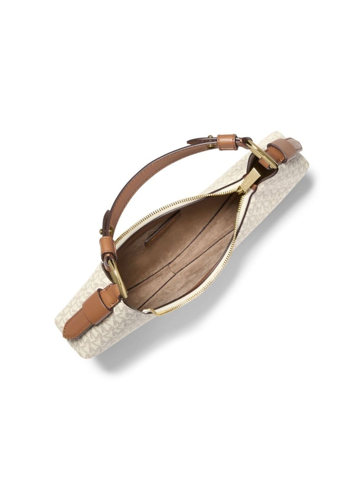 Vista 2 Bolsa De Ombro Koa Logo Média 30F5GQ4L6B149 Michael Kors branco