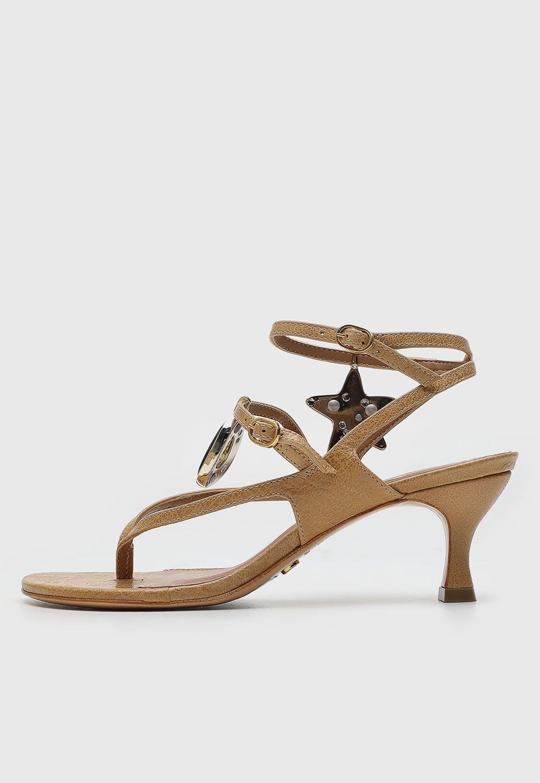 Sandália Feminina Vicenza Salto Baixo Tiras Estrela