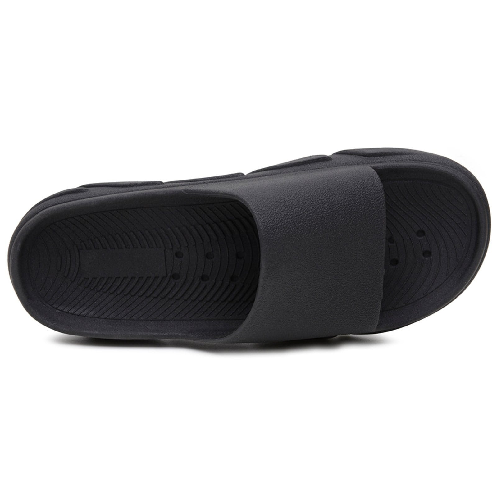 Vista 2 Chinelo Slide Masculino Nuvem Conforto Anatômico Macio Ortopédico CARMELO SHOES preto