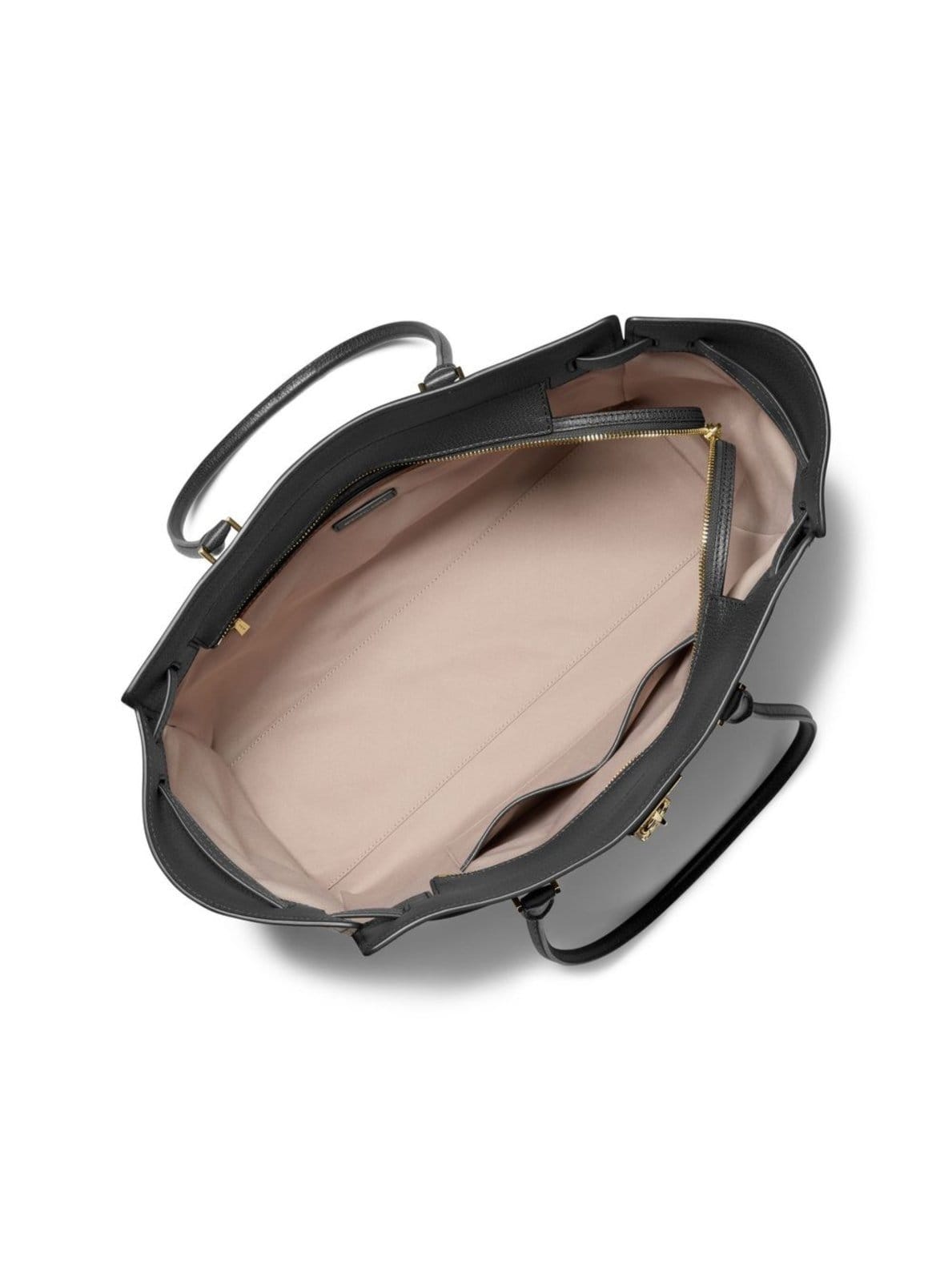 Vista 2 Bolsa Tote Hamilton Moderne Grande Em Couro 30F5GNXT3L001 Michael Kors preto