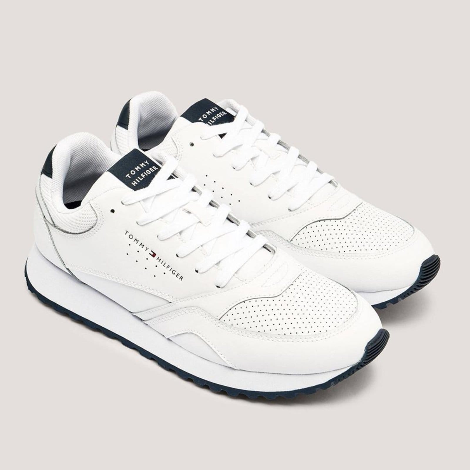 Vista 2 Tênis Tommy Hilfiger New Runner EVA LTH ESS Masculino White Tommy Hilfiger branco white