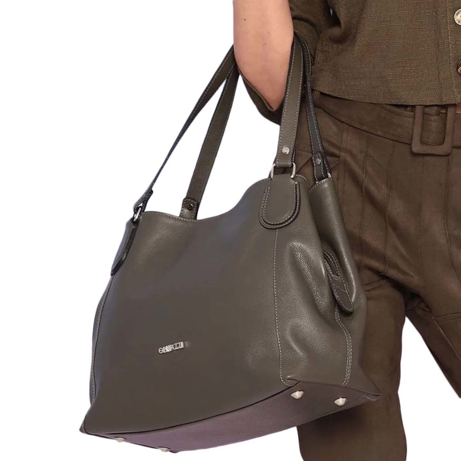 Bolsa de Couro Griffazzi Oliva - 2