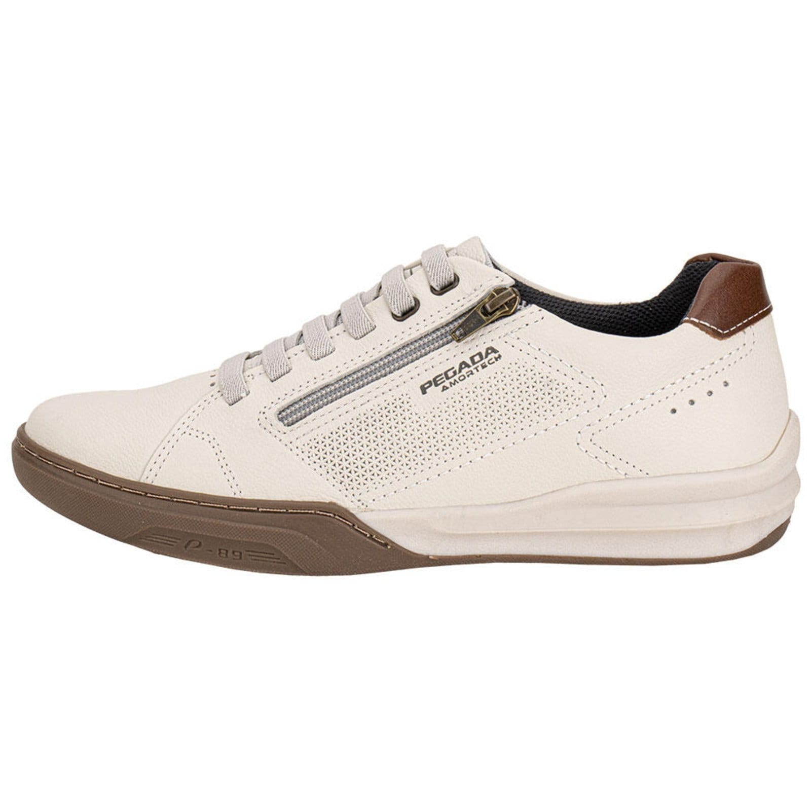 Vista 2 Sapatênis Masculino Pegada 111002 6070111 PEGADA bege