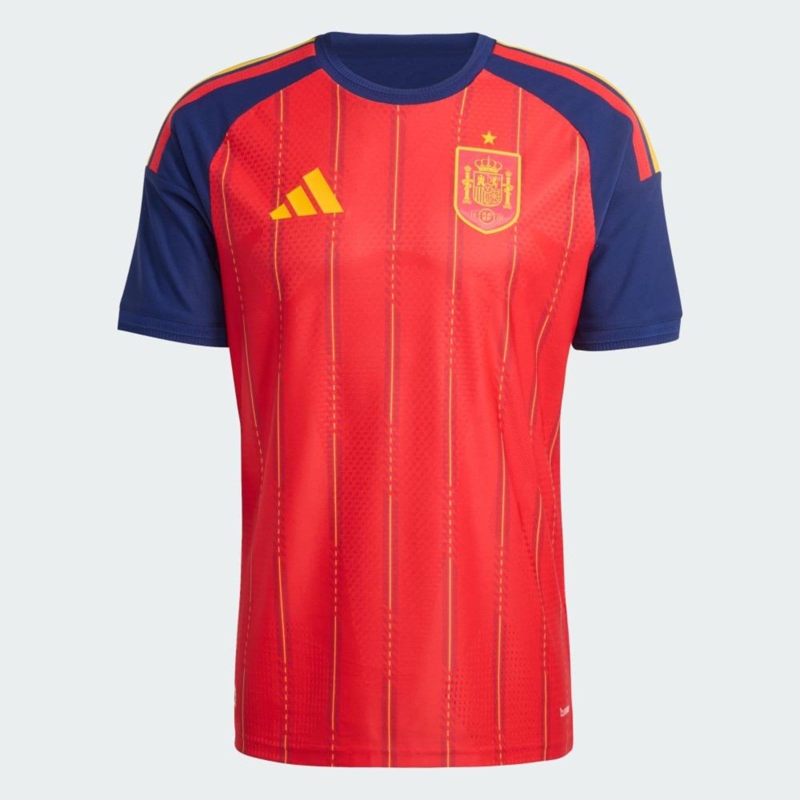 Vista 2 Camisa I Espanha 26 Authentic adidas Performance Adidas vermelho