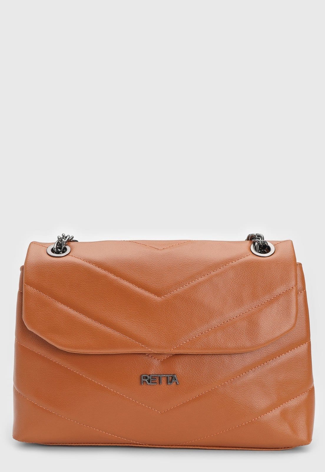 Vista 2 Bolsa Feminina Retta Isa Matelassê Retta Shoes caramelo