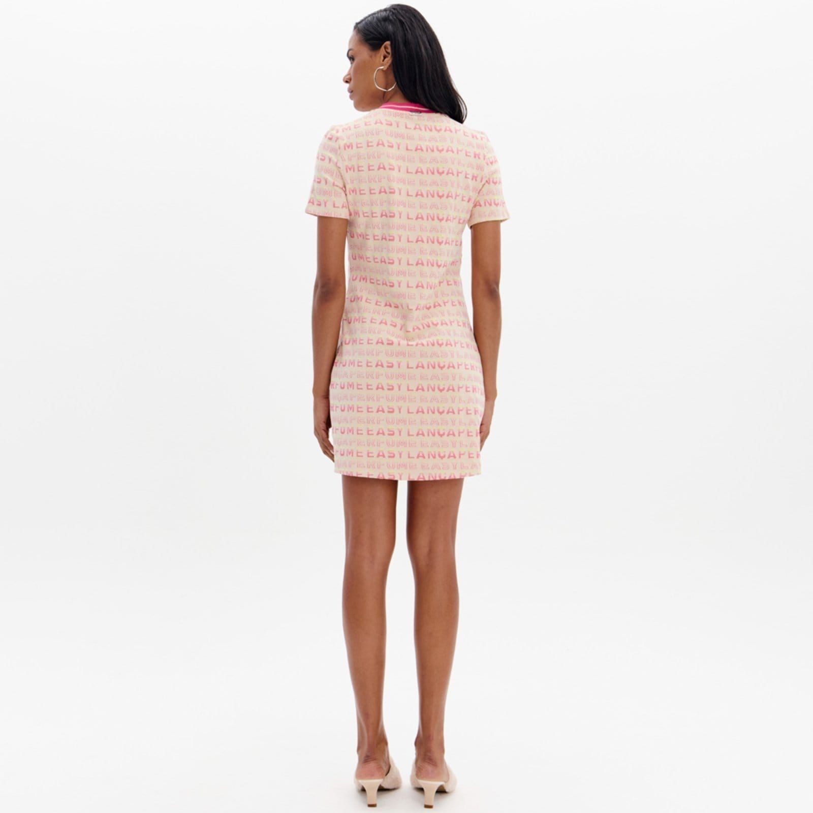 Vista 2 Vestido Curto Easy Lança Perfume Ou25 Feminino Easy Lança perfume rosa