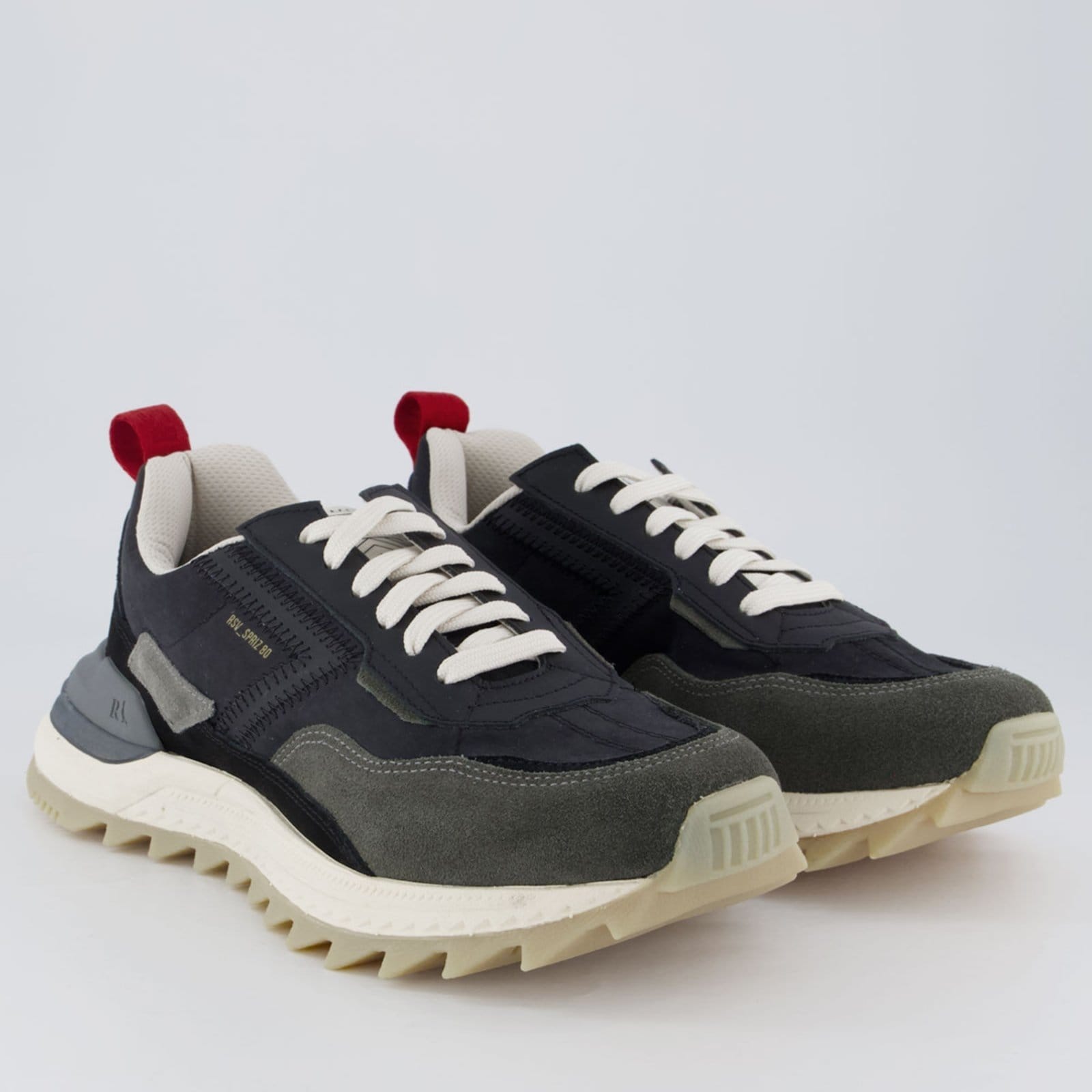 Vista 2 Tênis Reserva Spriz e Cinza Reserva preto