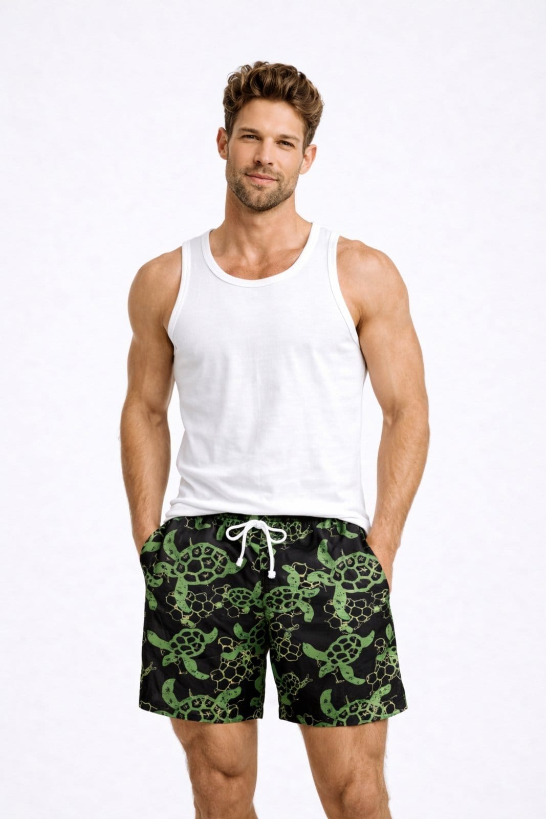 Bermuda Verão D Bell Outlet Fashion Estampa Tartaruga