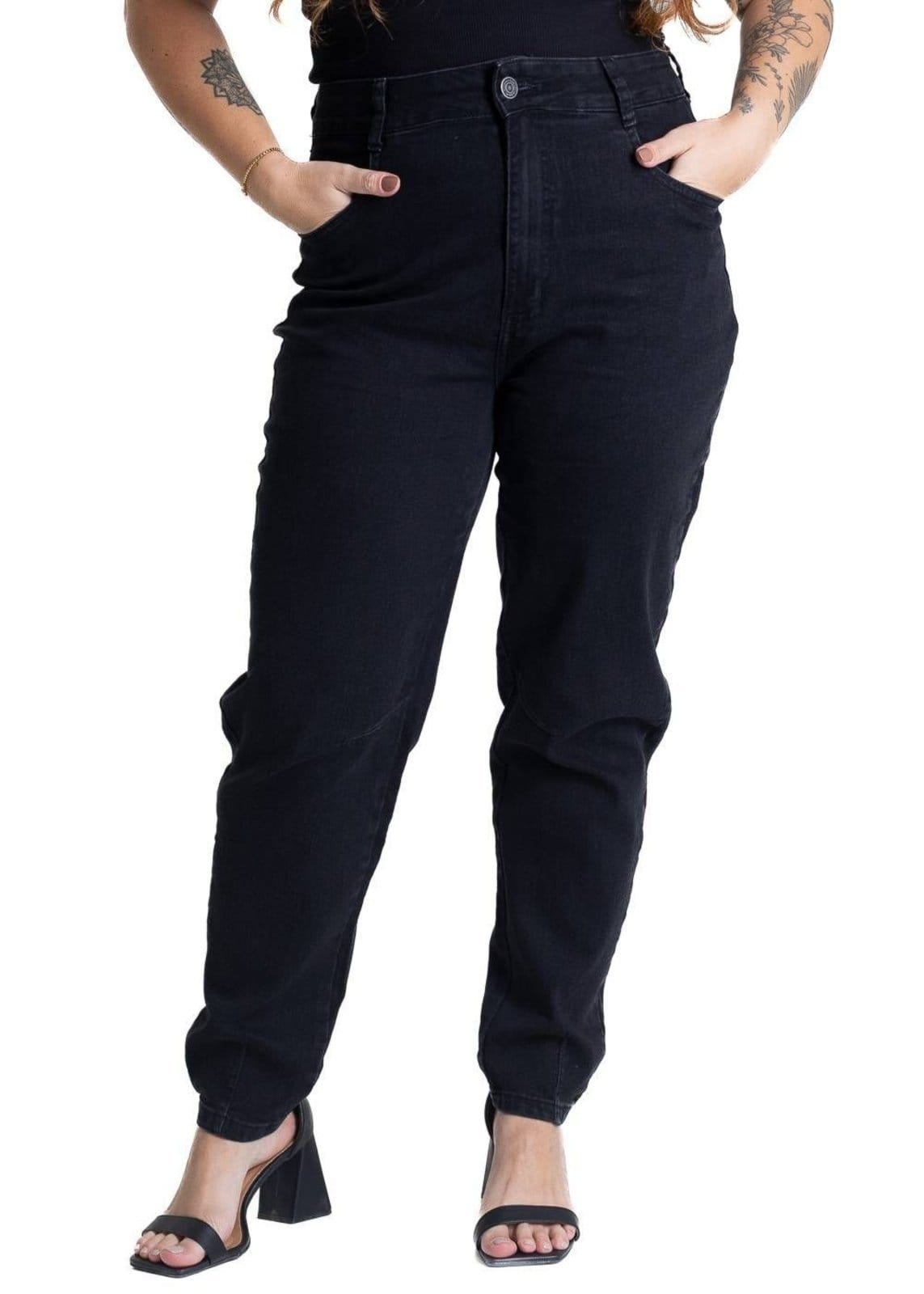 Calça Jeans Sawary Mom Plus Size - 281108