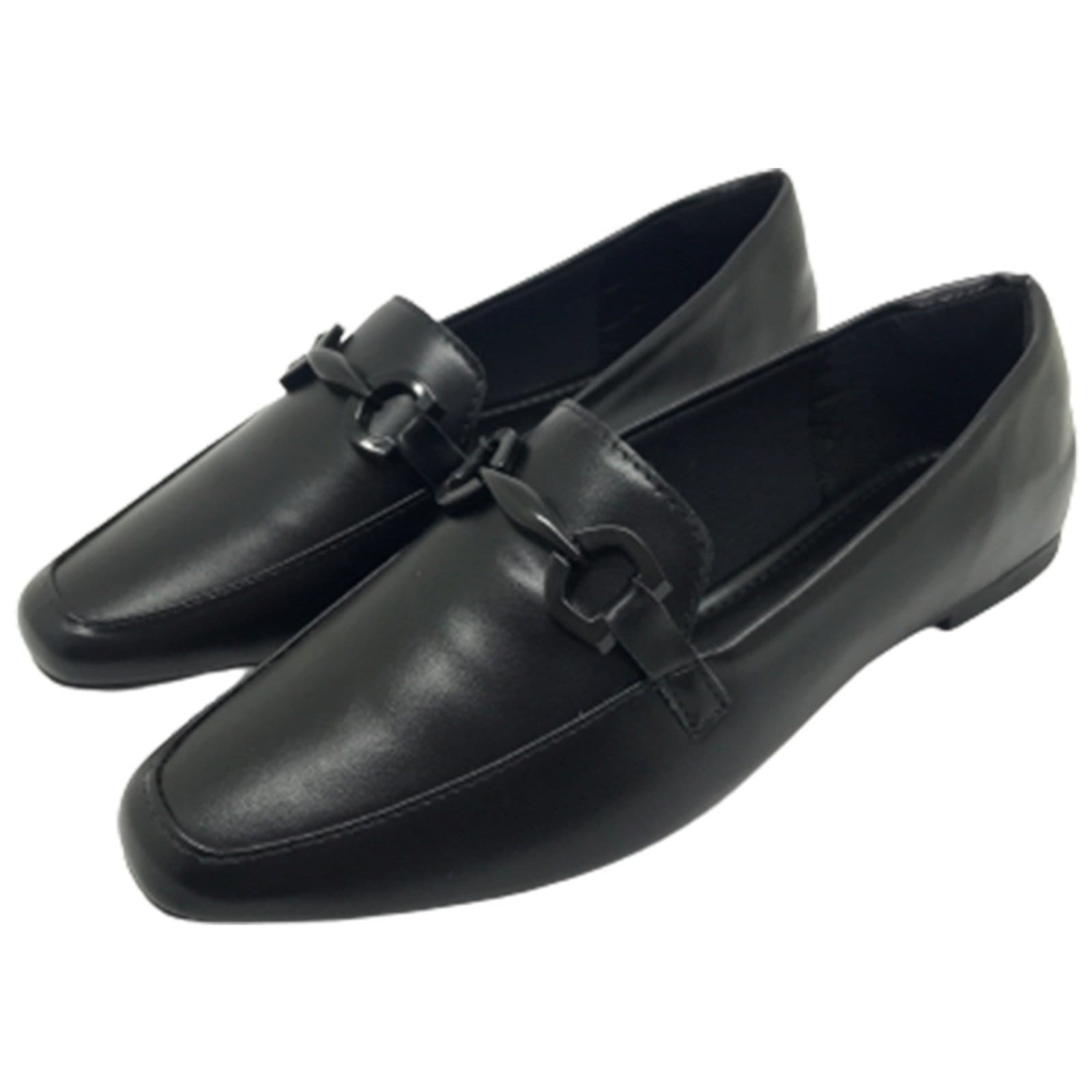 Sapato Feminino Mocassim Donatella Shoes Confort Bico Quadrado Santorine