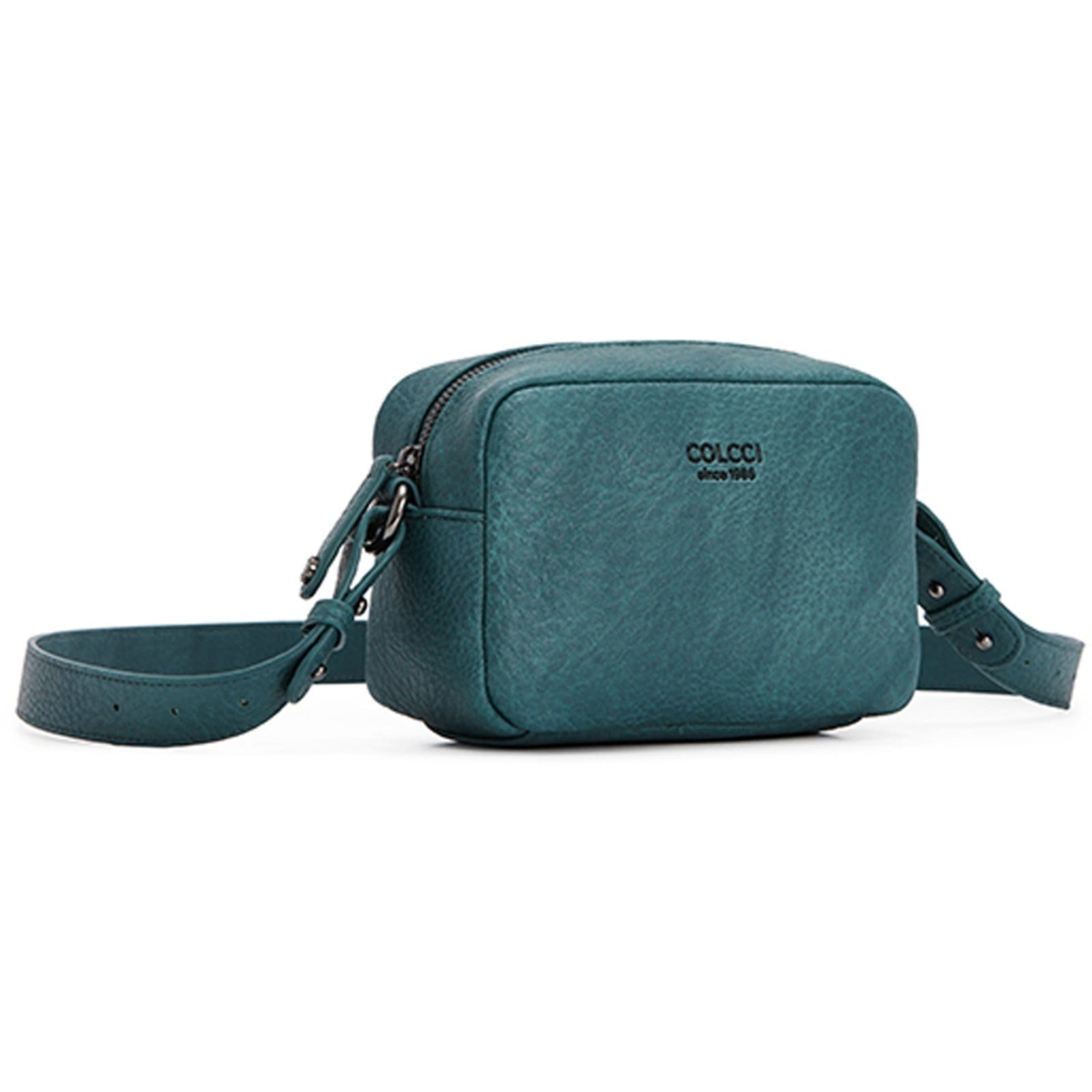 Vista 2 Bolsa Crossbody Colcci Texture VE24 Indigo Feminino Colcci azul