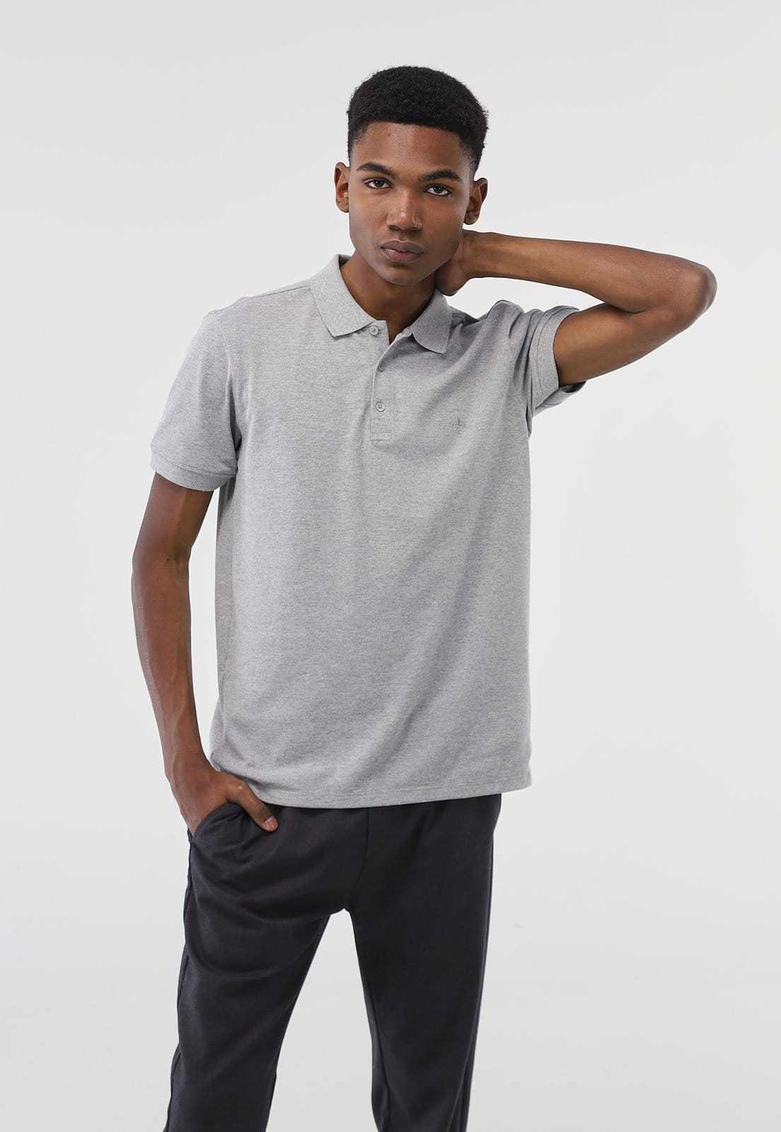 Camisa Polo Dudalina Reta Icon Bordado