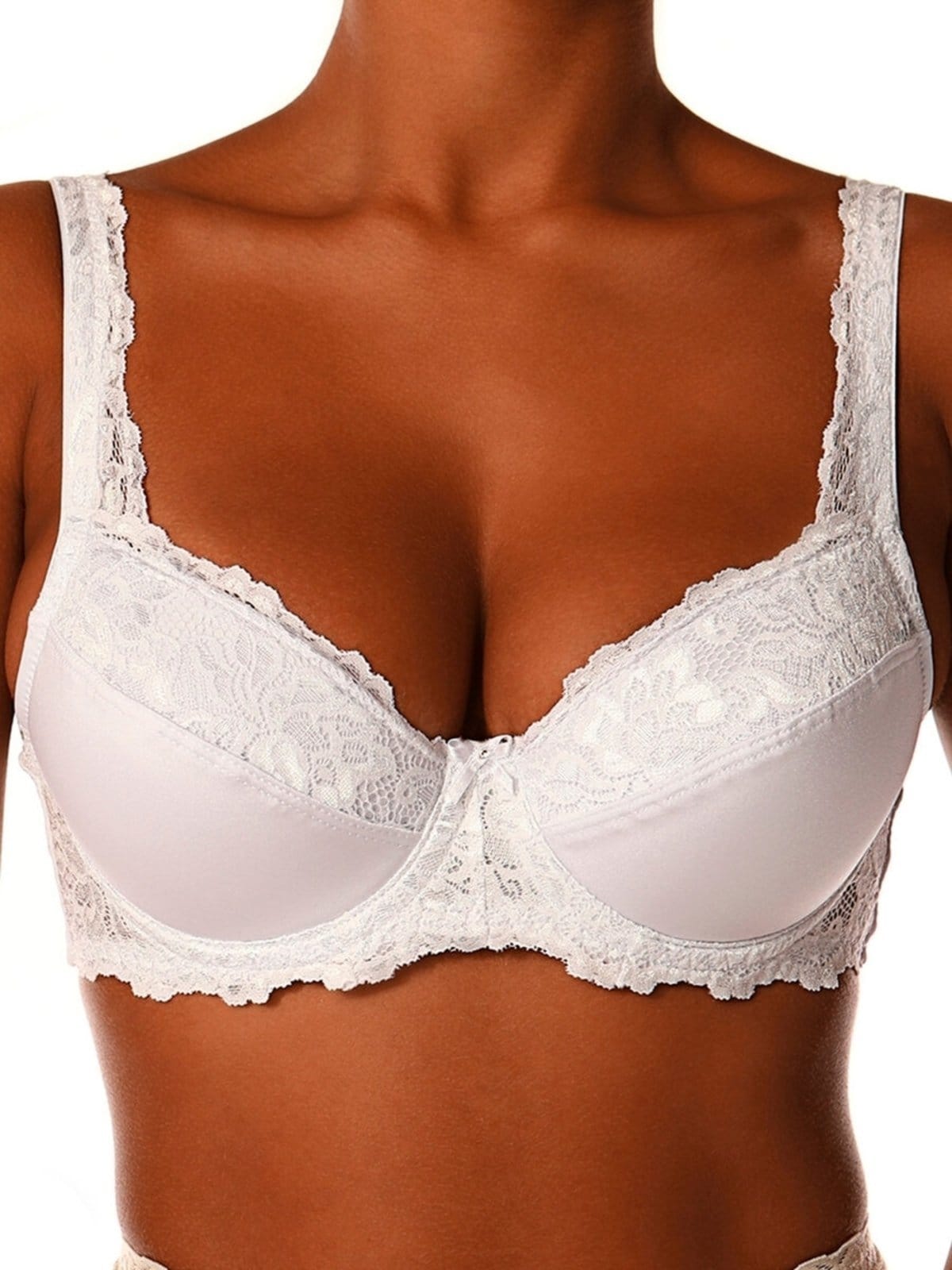 Kit com 3 Sutiãs com Aro e Bojo Iridien Demillus 65204 Taça B - 2