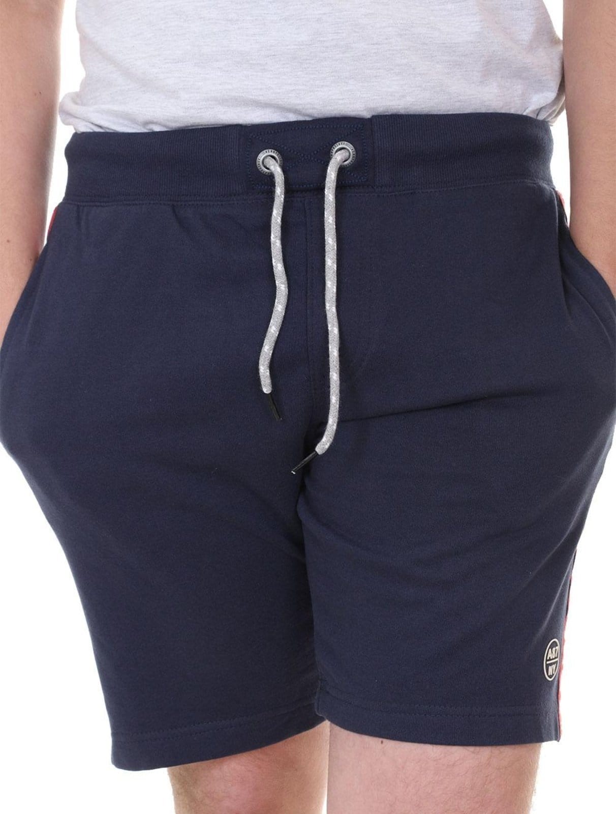 Bermuda Aeropostale Masculina Moletom Side Sash Colors A87/NY Marinho