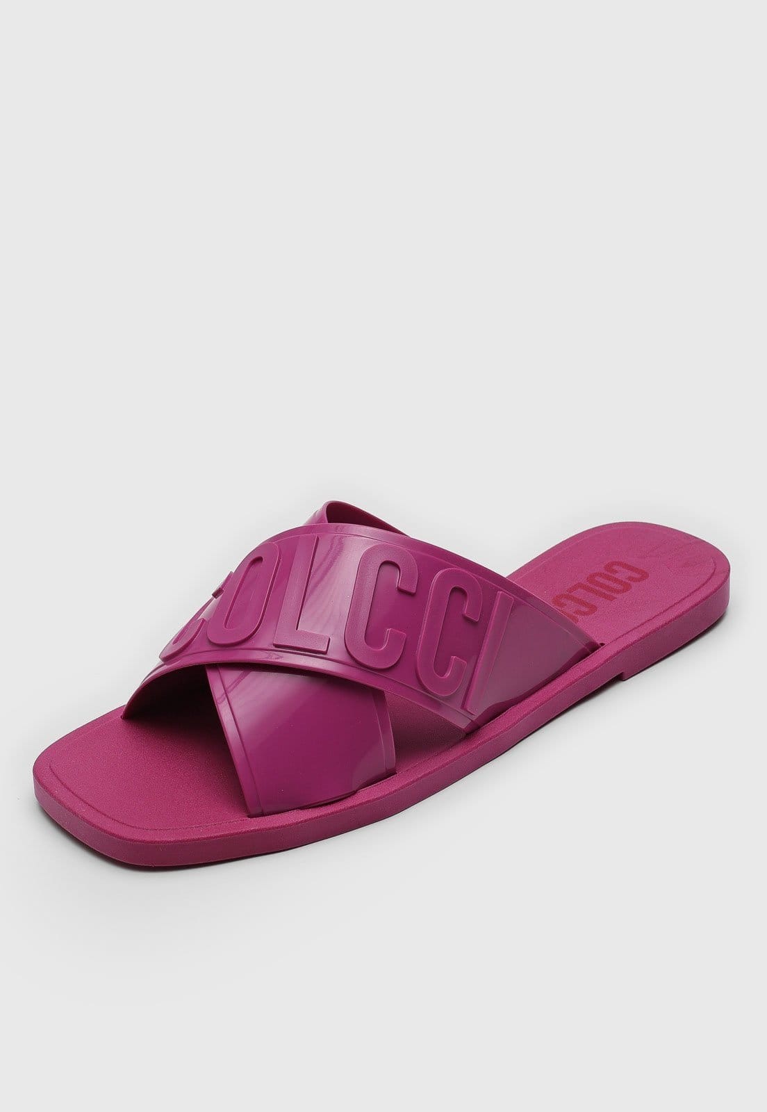 Vista 2 Rasteira Colcci Transpasse Pink Colcci rosa pink