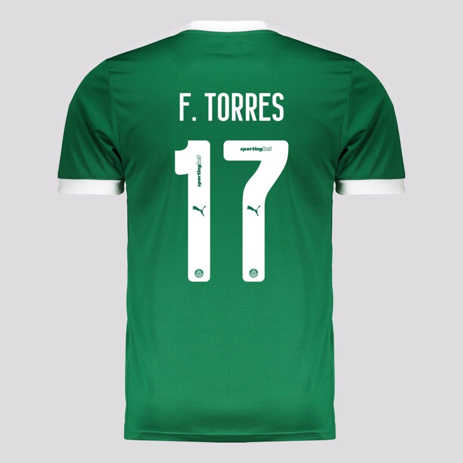 Camisa Puma Palmeiras I 2025 17 F. Torres