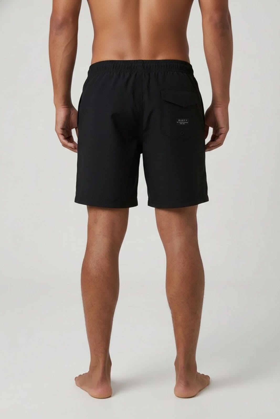 Vista 2 Bermuda Masculina Rusty Cós Elástico Preta Rusty preto