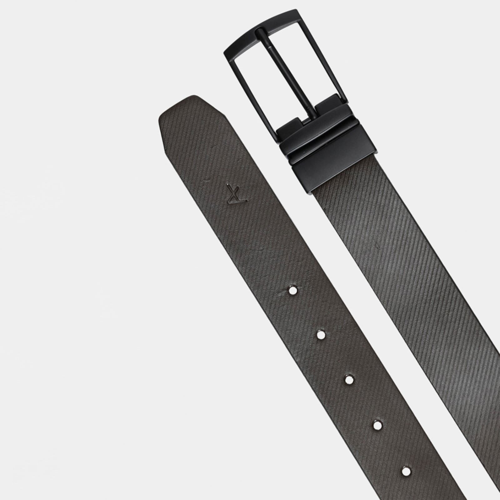 Vista 2 Cinto Aramis Dupla Face Dashes Ve26 Marrom Masculino Aramis preto