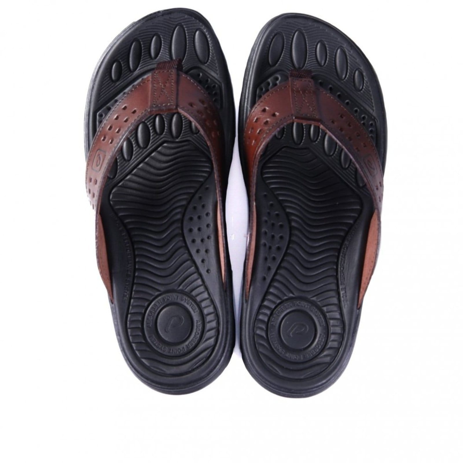 Chinelo Masculino Pegada em Couro 134202 Pegada