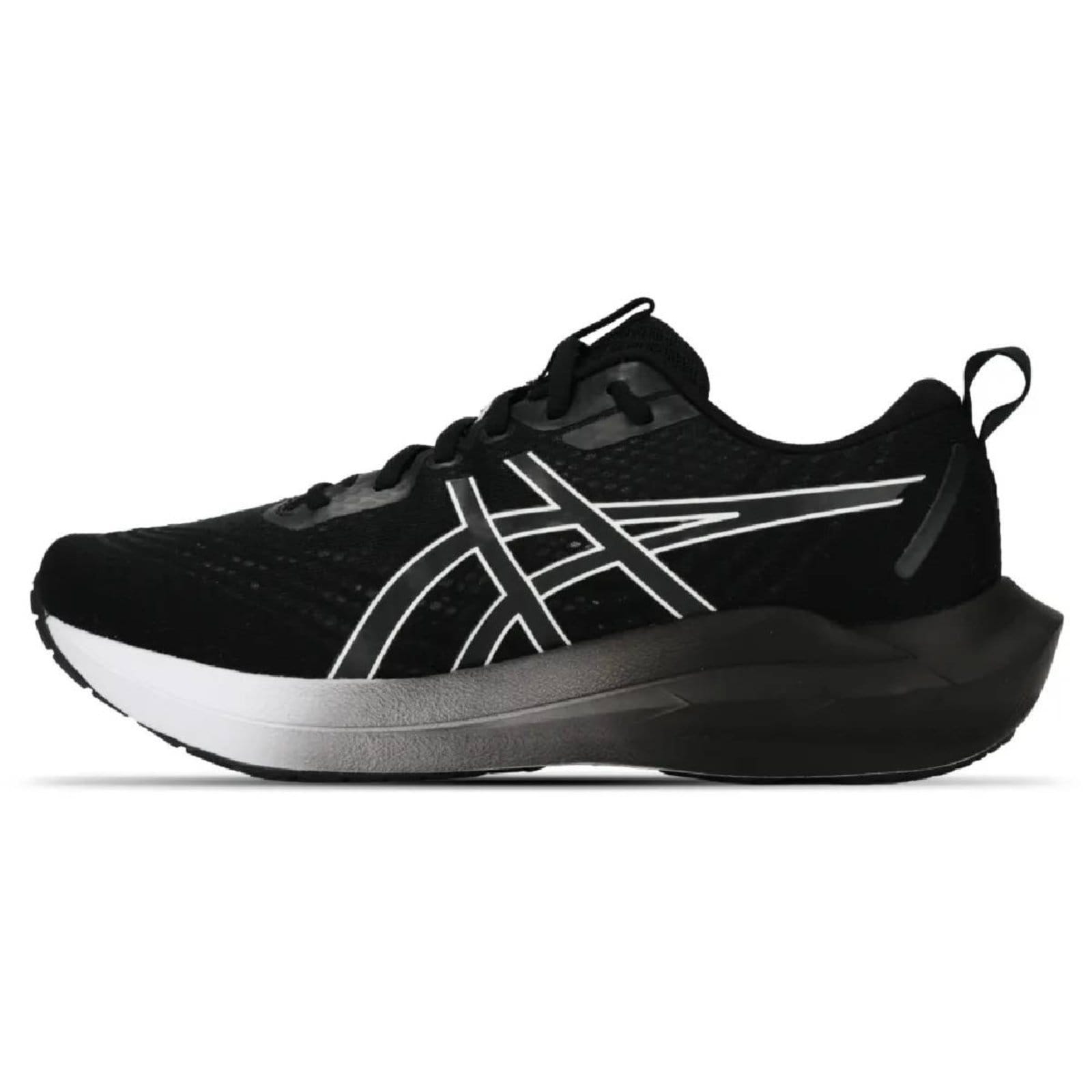 Vista 2 Tênis Asics Gel Nagoya 8 - Masculino Branco ASICS preto