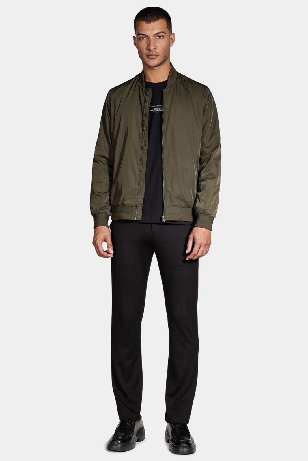 Vista 2 Jaqueta Aramis Bomber Nylon Liquid Repeller Aramis verde